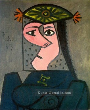 Büste der Frau R 1943 Kubismus Pablo Picasso Ölgemälde